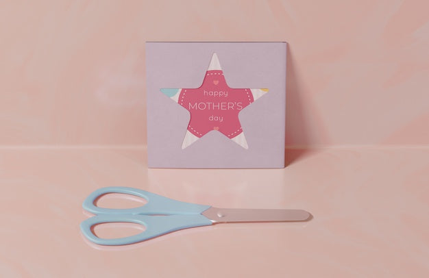 Close-Up Mothers Day Greeting Card Psd
