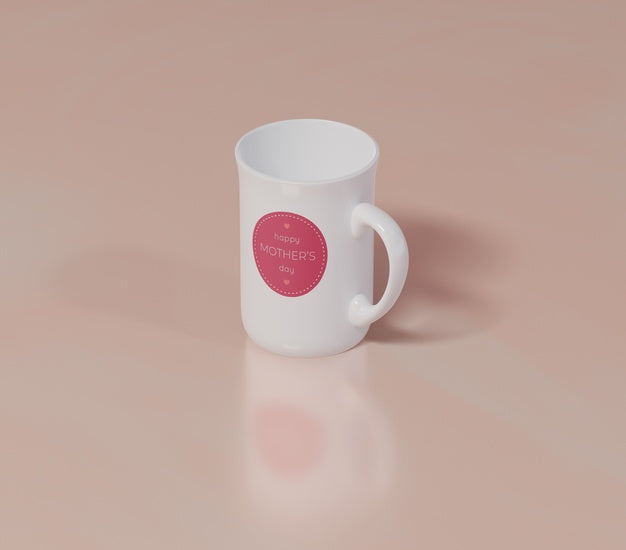 Close-Up Mothers Day Mug Psd