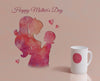 Close-Up Mothers Day Mug Psd