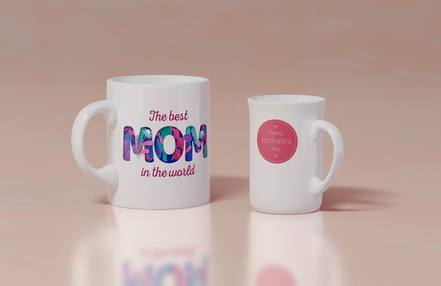 Close-Up Mothers Day Mug Psd