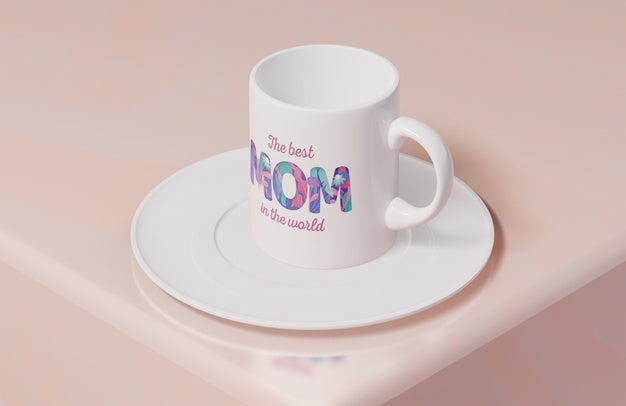 Close-Up Mothers Day Mug Psd
