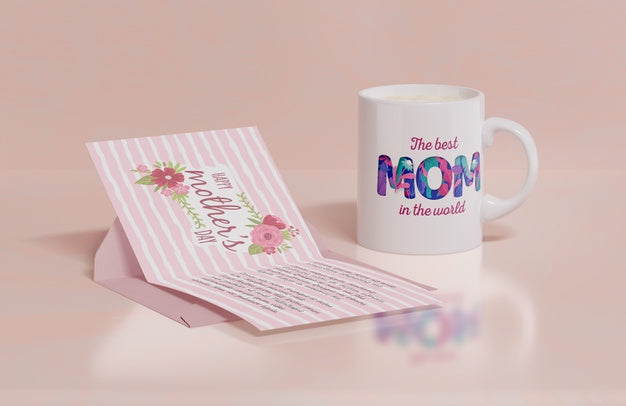 Close-Up Mothers Day Mug Psd