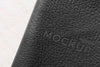 Close-Up Of Black Leather Mock-Up Psd