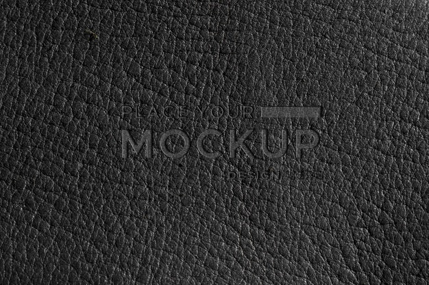 Close-Up Of Black Leather Psd