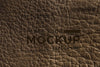 Close-Up Of Brown Leather Surface Psd
