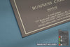 Close-Up Of Horizontal Business Card Mockup Psd