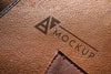 Close-Up Of Leather Agenda Edge Psd