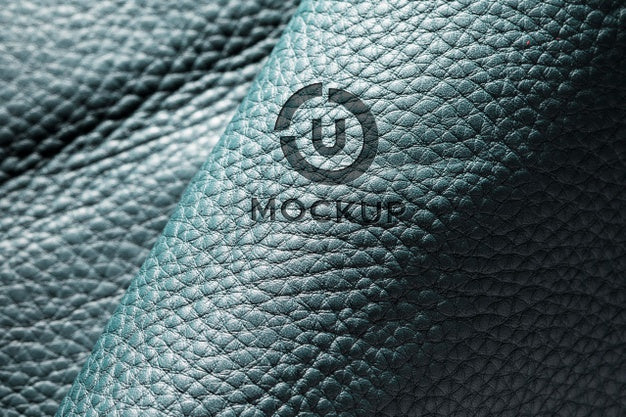 Close-Up Of Leather Material Psd
