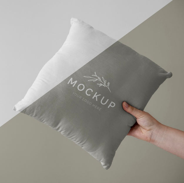 Close Up Pillow Mock Up Psd