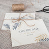 Close-Up Save The Date Card With Mock-Up Psd