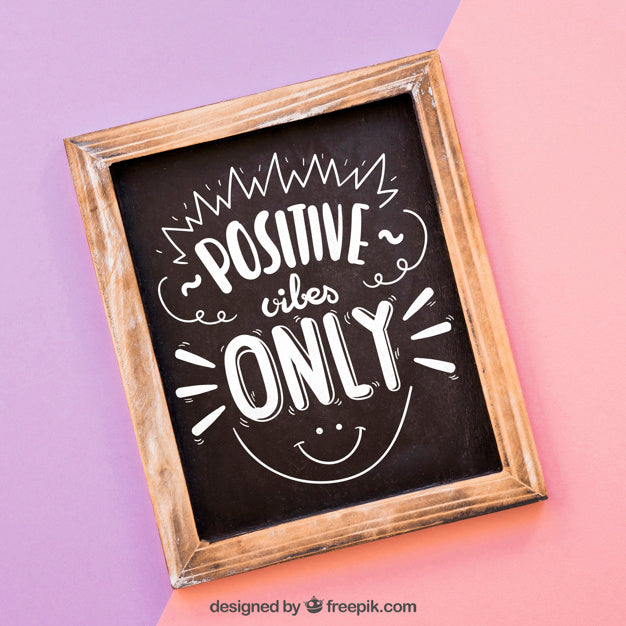 Close Up Slate Mockup Psd