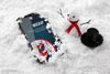 Close Up Smartphone In Snow Psd