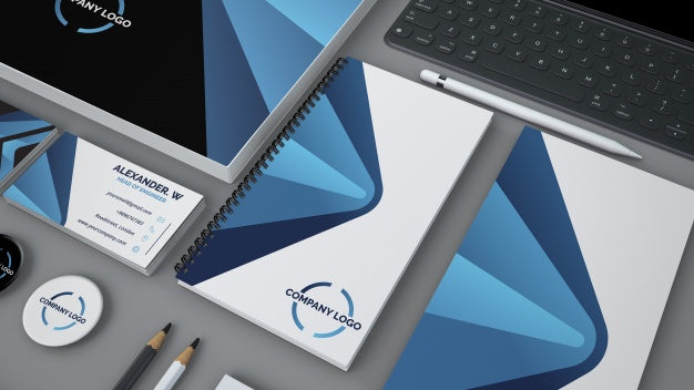 Close Up Stationery Mockup Psd