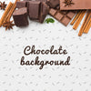 Close-Up Sweet Chocolate With White Background Mock-Up Psd