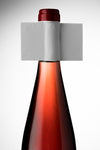 Close Up Wine Bottle Label Mock Up Psd