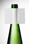 Close Up Wine Bottle Label Mock Up Psd