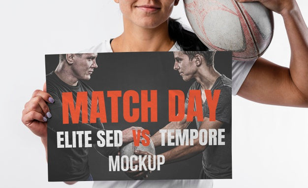 Close Up Woman Holding Ball Psd