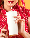Close Up Woman Holding Cup Psd