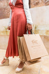 Close Up  Woman Holding Shopping Bags Psd
