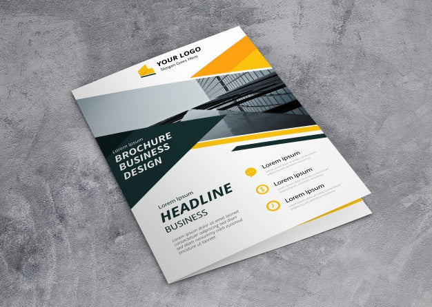 Closed Brochure Mockup Psd