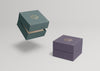 Closed Jewelry Boxes With Different Colours Psd