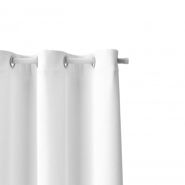 Closeup Of Bath Curtain Mockup Psd