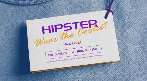 Clothing Hang Tag Mockup Psd