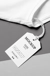 Clothing Size White Mock-Up High View And White Towel Psd