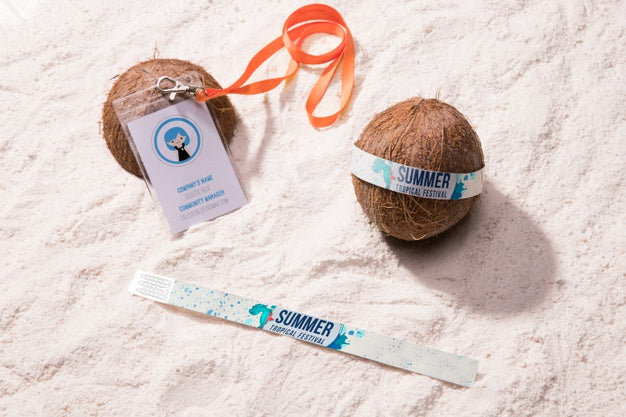 Coconut And Summer Festival Tickets High View Psd