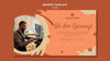 Coffe Concept Banner Template Mock-Up Psd