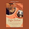 Coffe Concept Poster Mock-Up Psd