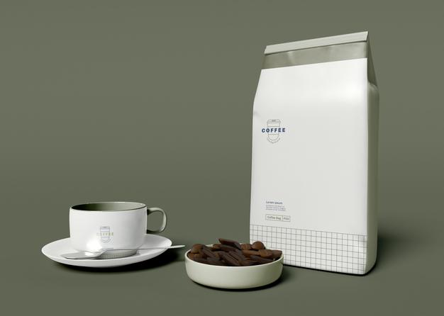 Coffee Bag Mockup Psd