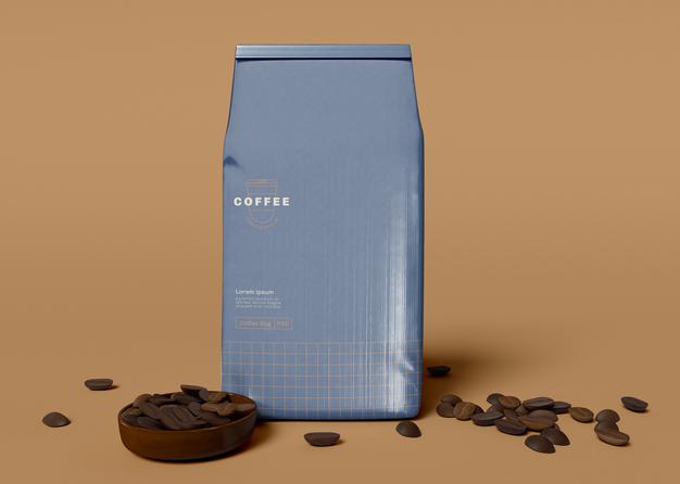 Coffee Bag Mockup Psd