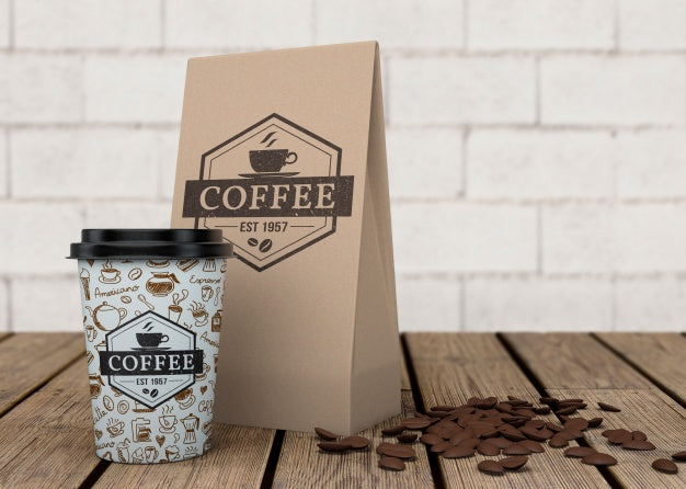 Coffee Bag Mockup Psd