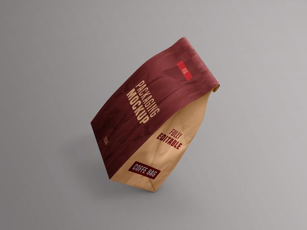 Coffee Bag Packet Mockup Psd