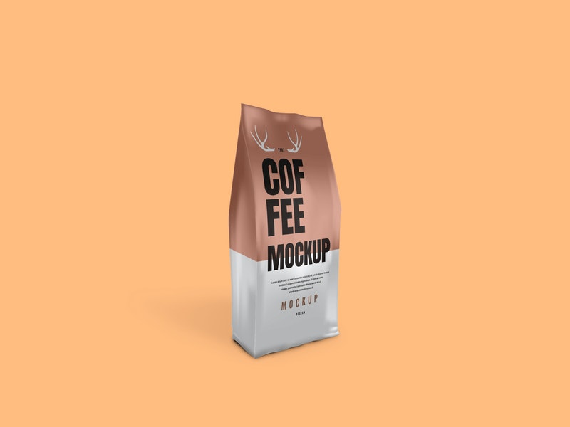 Coffee Bag Psd Mockup