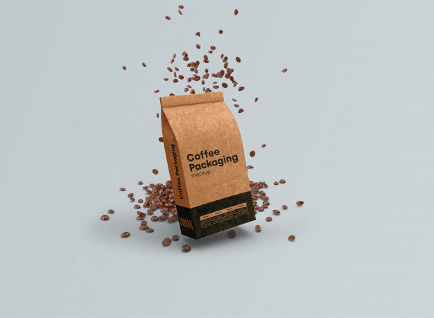 Coffee Bags Mockup Gravity Psd Psd