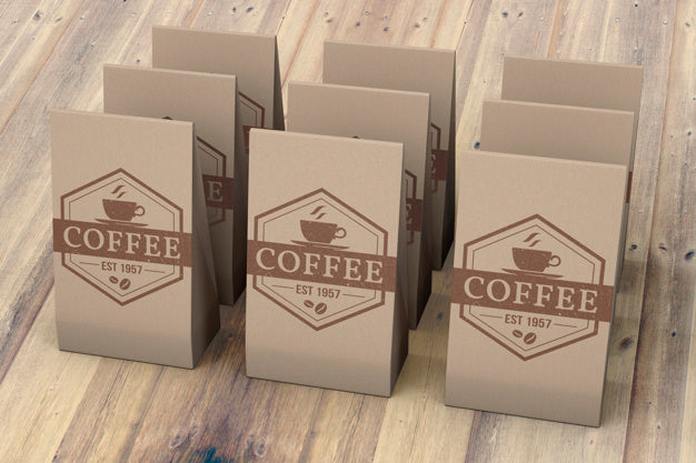 Coffee Bags Mockup Psd