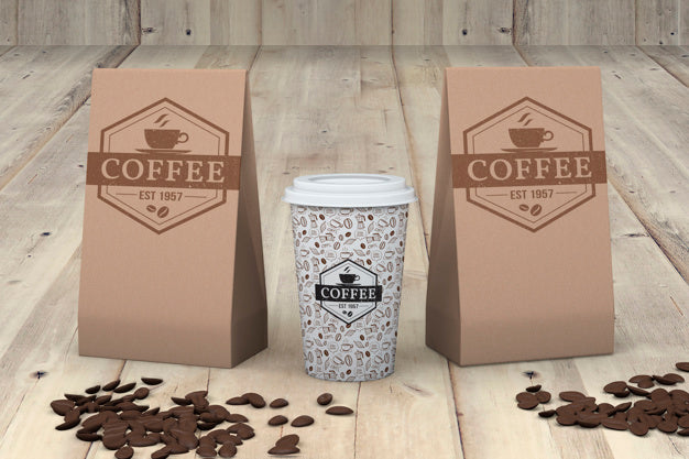 Coffee Bags Mockup Psd