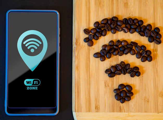 Coffee Beans Recreating The Wi-Fi Signal Psd