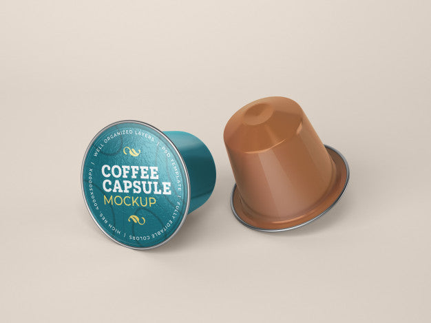 Coffee Capsule Mockup Psd