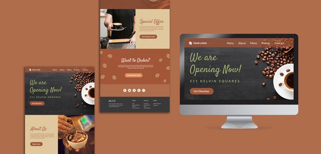 Coffee Concept Mock-Up Psd