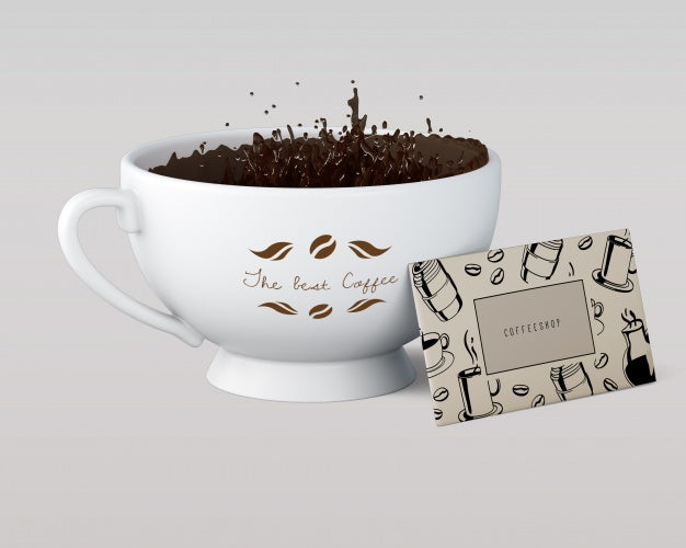 Coffee Cup With Liquid Psd