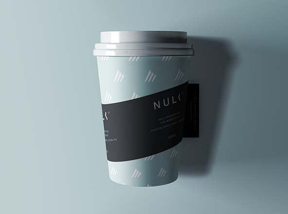 Coffee Cup With Sleeve Mockup
