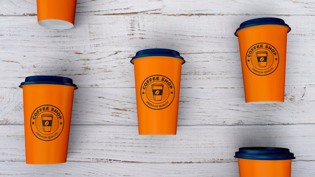 Coffee Cups Mockup Psd