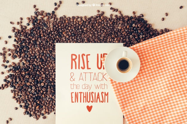 Coffee Mockup With Cloth Psd