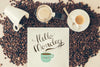 Coffee Mockup With Cups And Coffeepot Psd