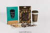Coffee Mockup With Two Boxes And Beans Psd