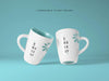 Coffee Mug Mockup With Editable Color Psd