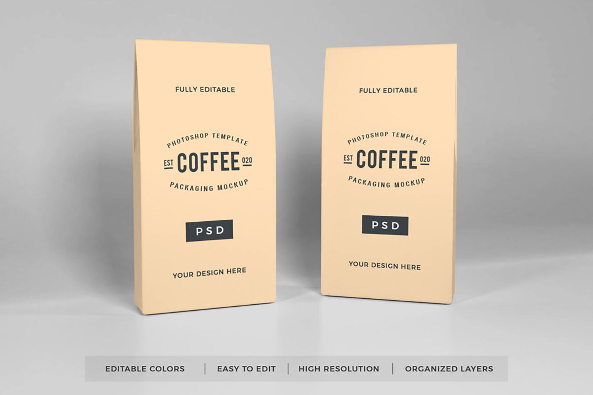 Coffee Packaging Mockup